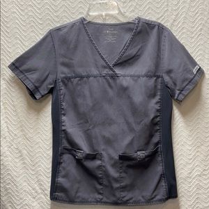 Cherokee Flexibles gray size small scrub top